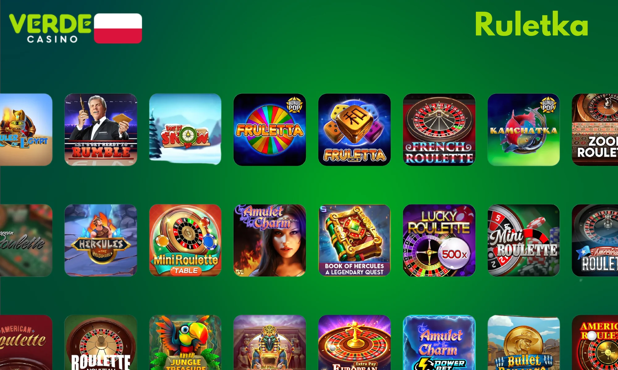 Zagraj w ruletkę w kasynie Verde