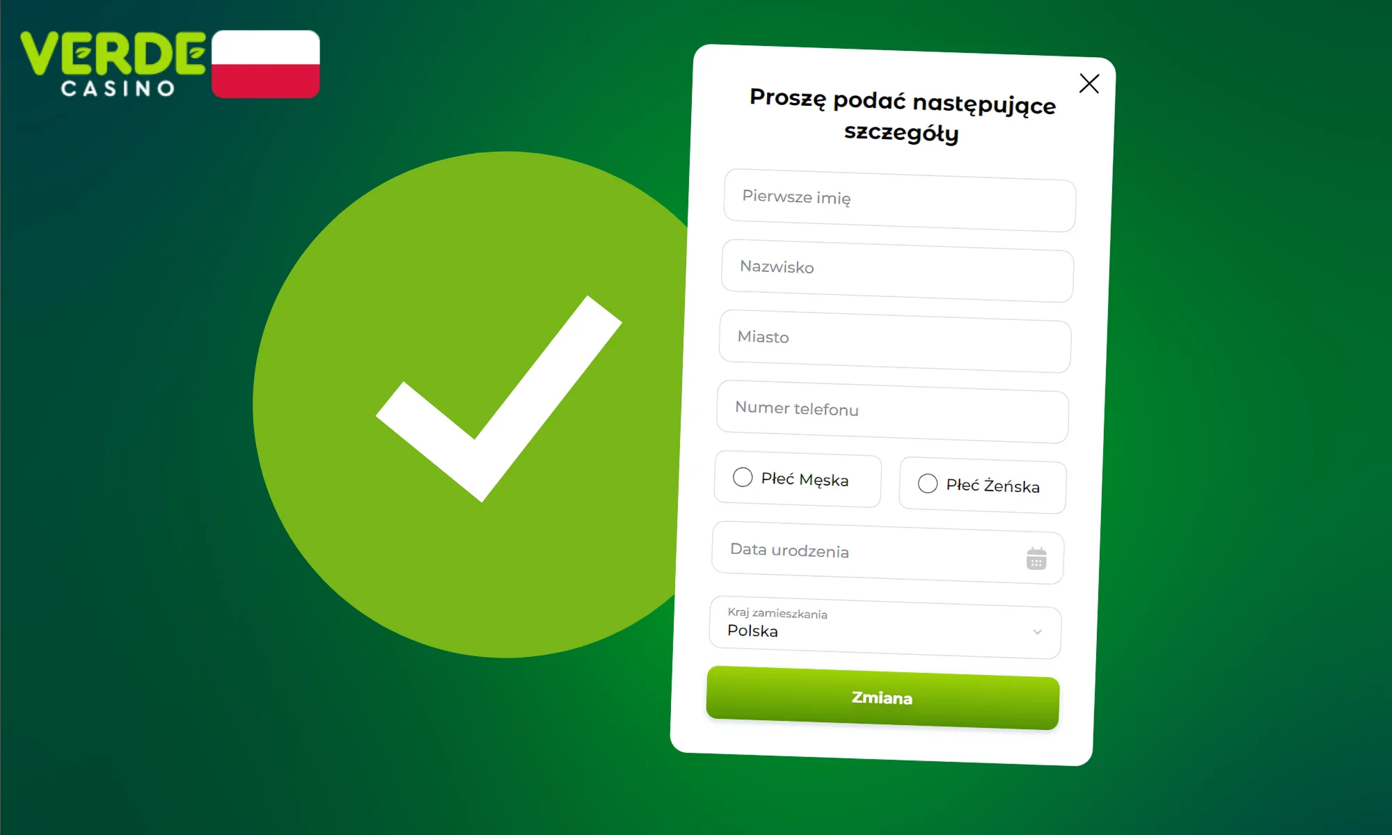 Jak zweryfikować swoje konto w Verde Casino?