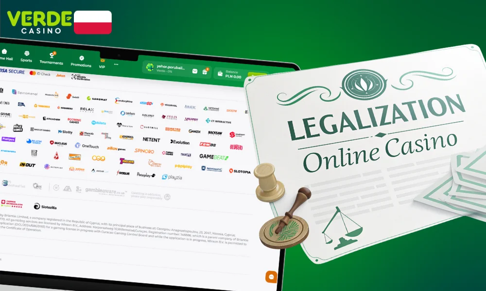Verde Casino jest w pełni legalne w Polsce