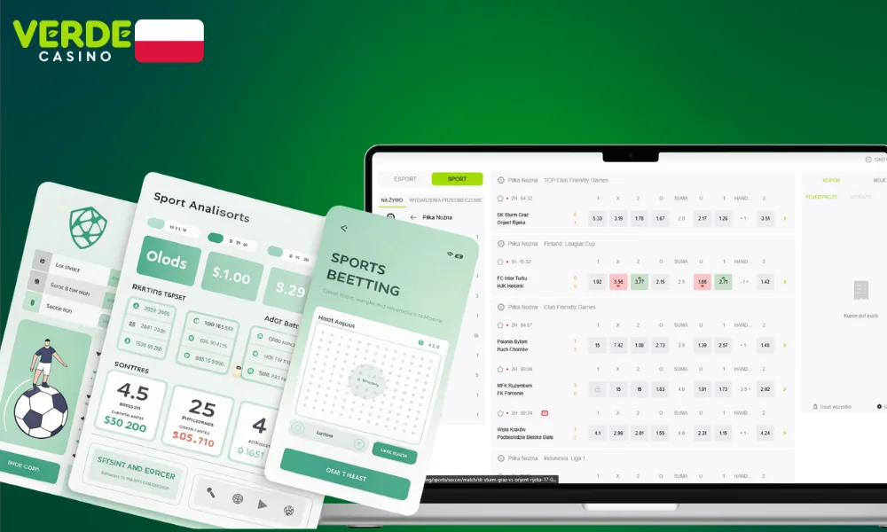 Rodzaje zakładów dostępnych w Casino Verde