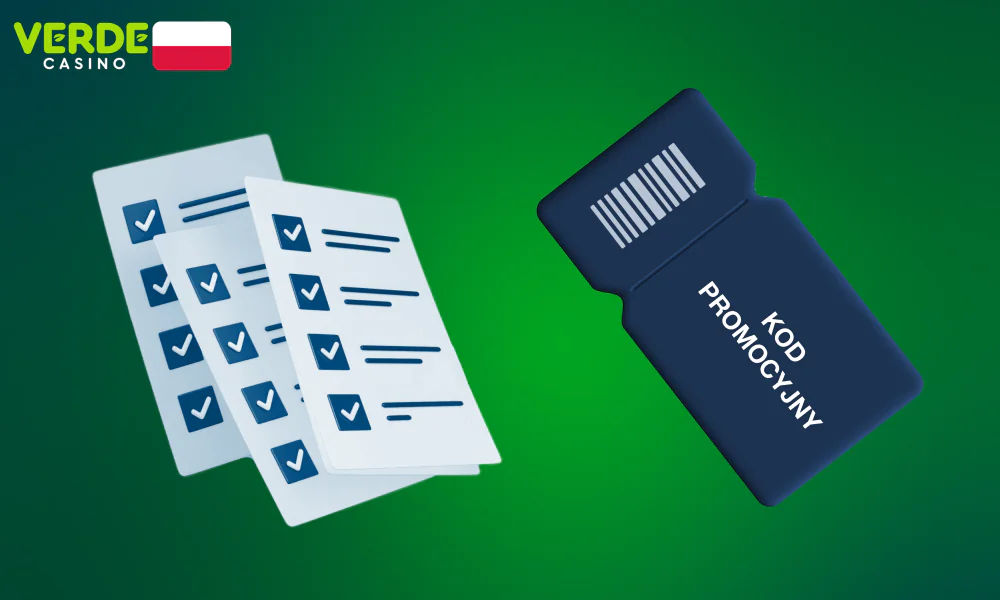 Kod promocyjny Verde Casino ma określone zasady i wymagania, na które należy zwrócić uwagę przed jego użyciem