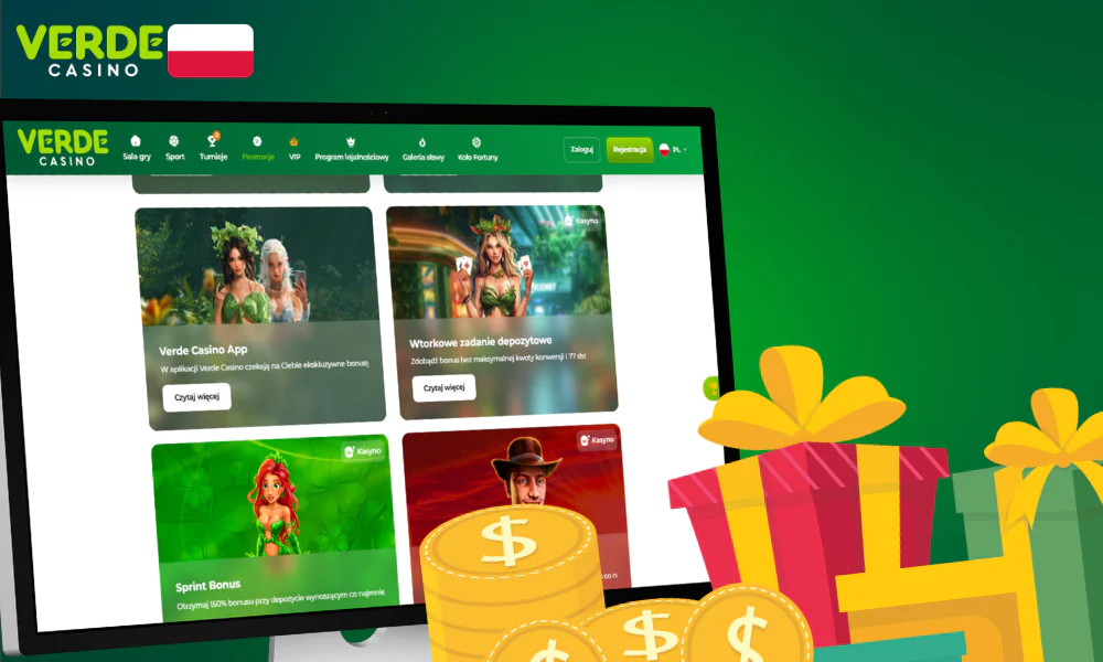 Verde Casino stale oferuje różne promocje i bonusy