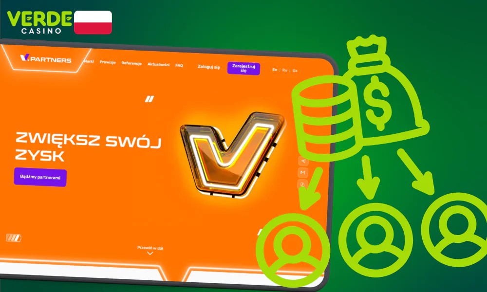 Każdy może dołączyć do programu partnerskiego Verde Casino