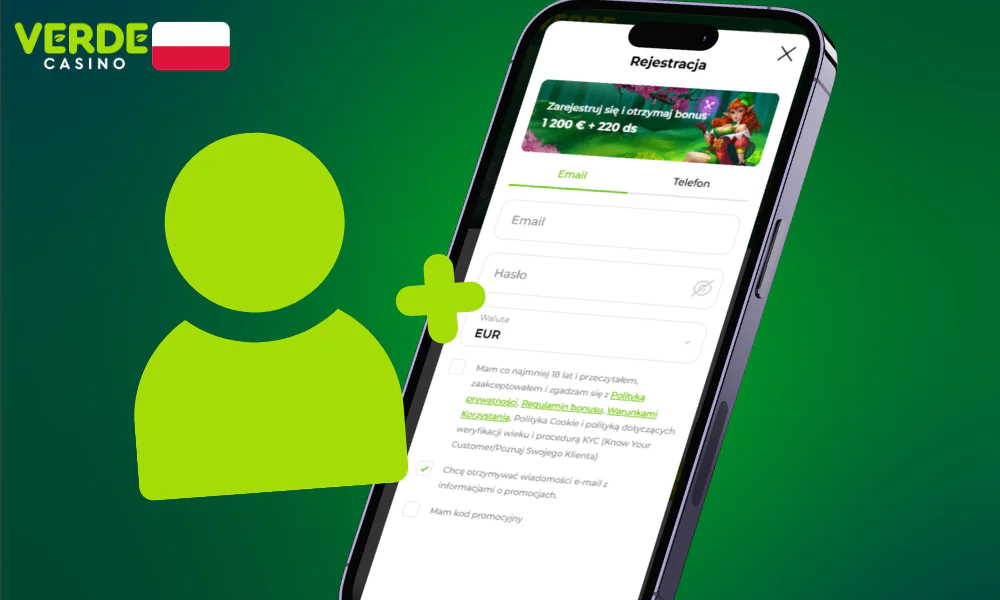 Opis procesu rejestracji w Verde Casino